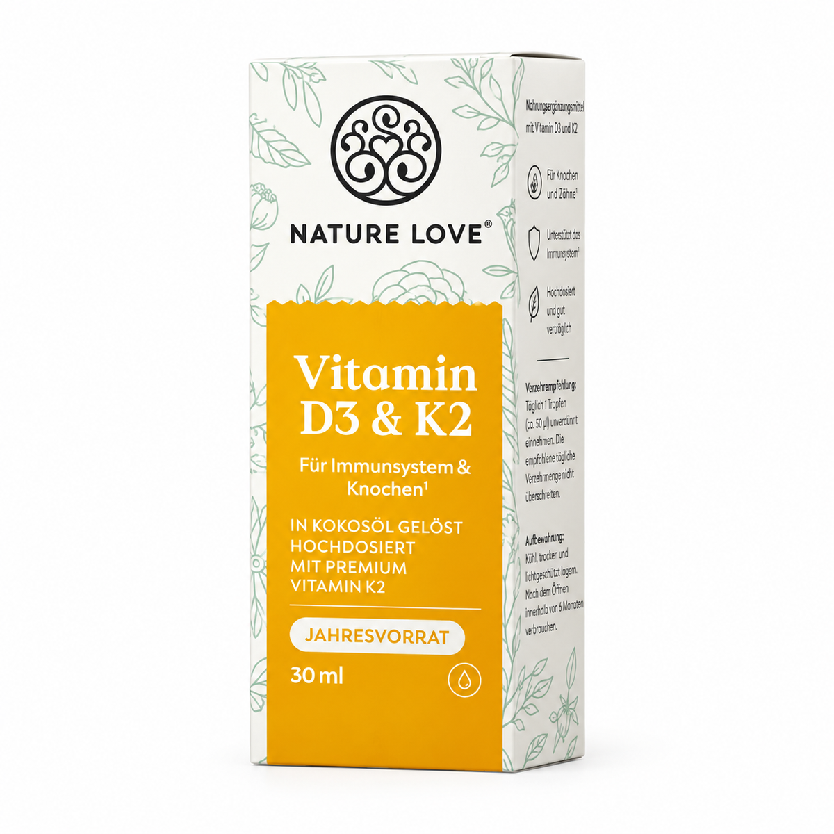 NATURE LOVE - Vitamin D3 & K2