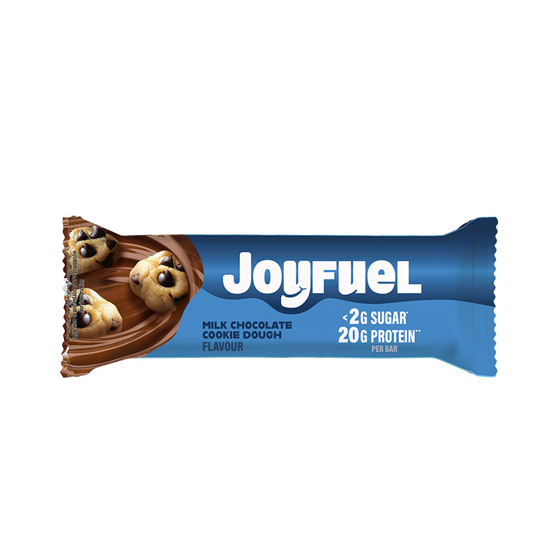 Proteínová tyčinka Joyfuel s príchuťou mliečnej čokolády a koláčiku