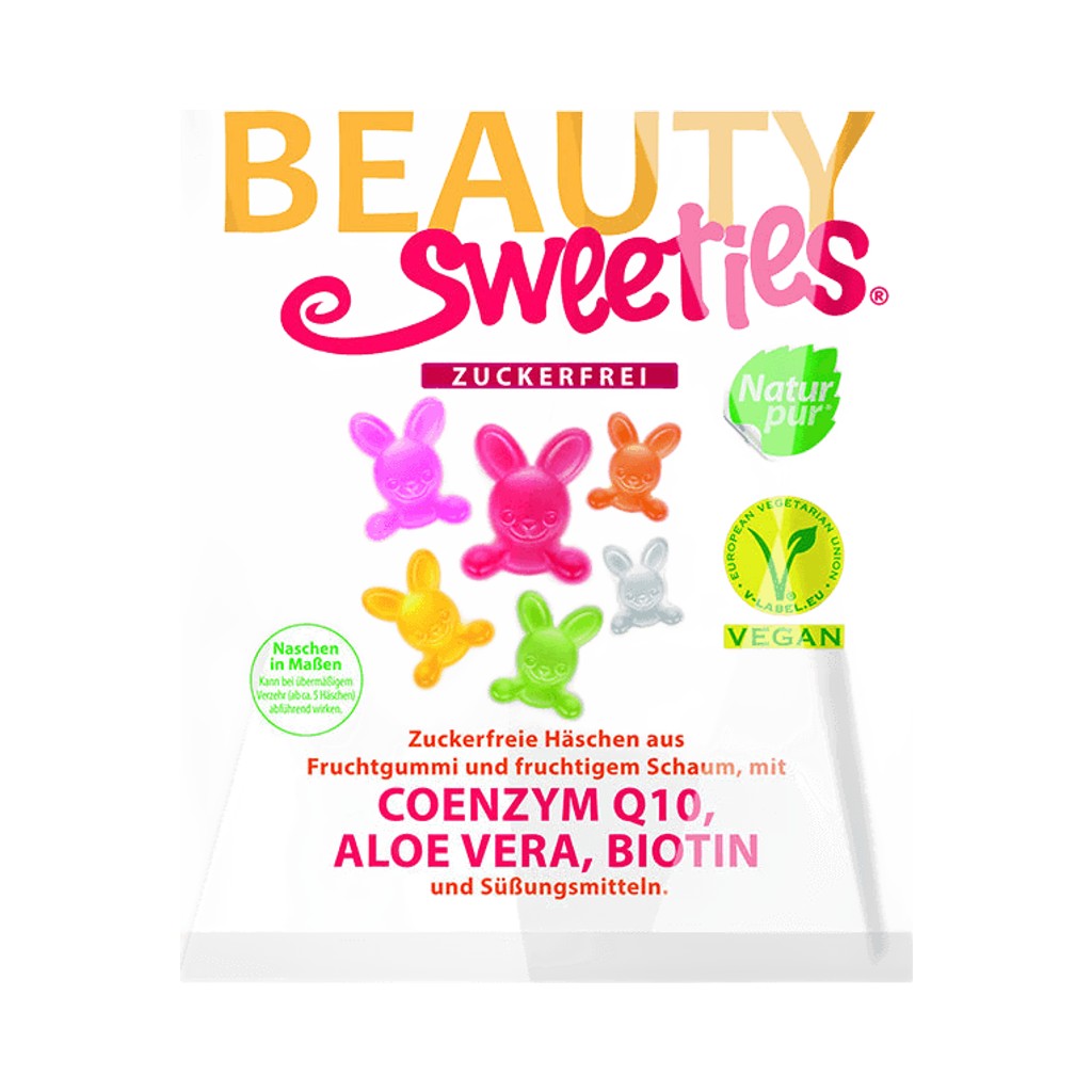 Beauty Sweeties VEGAN ovocné želé zajkovia 125 g