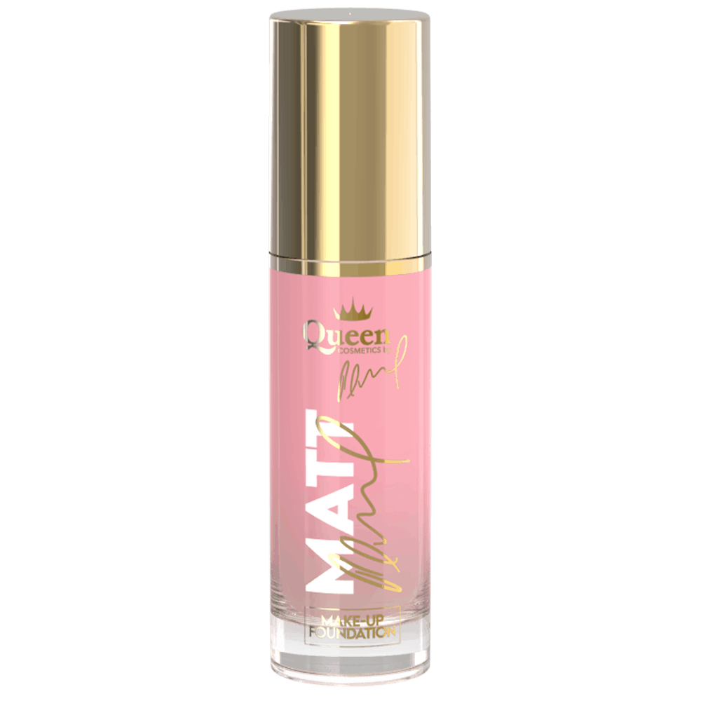 Zmatňujúci krémový make-up Queen Cosmetics