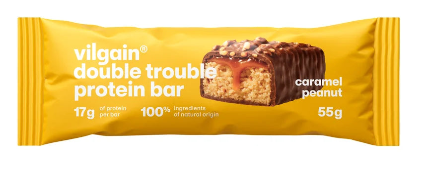 Proteínová tyčinka Double Trouble Karamel Arašidy