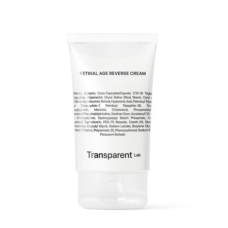 Nočný pleťový krém Retinal Age Reverse Cream Transparent Lab
