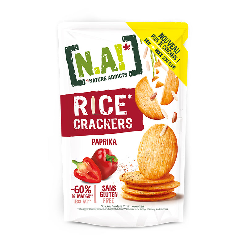 Ryžové krekry Rice Crackers s paprikovou príchuťou