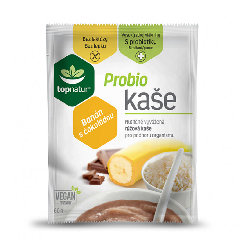Topnatur probio kaša banán s čokoládou 60g