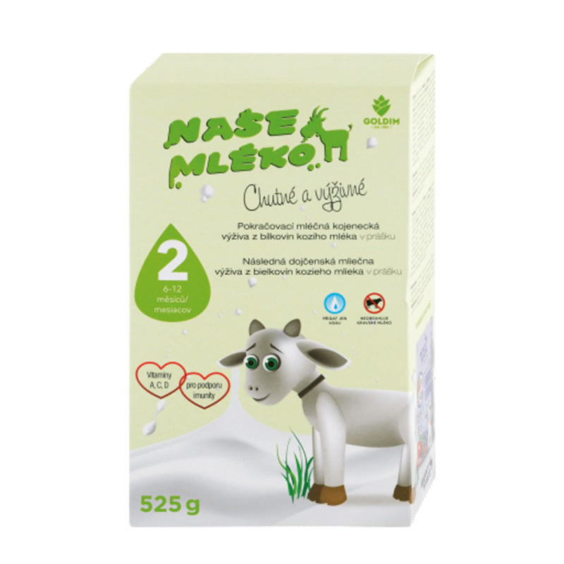 Následná dojčenská mliečna výživa Naše kozie mlieko 2