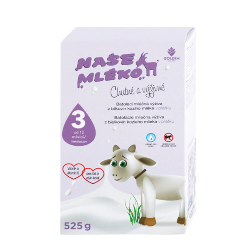 Mliečny nápoj pre malé deti Naše kozie mlieko 3