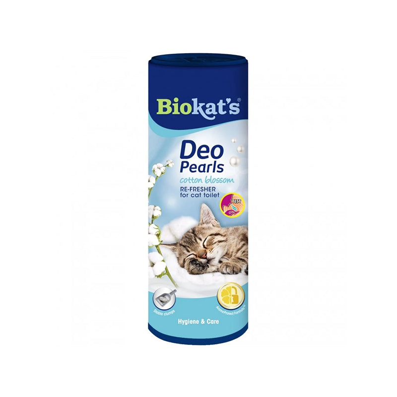 Osviežovač mačacích toaliet BioKat´s Deo Pearls cotton blossom