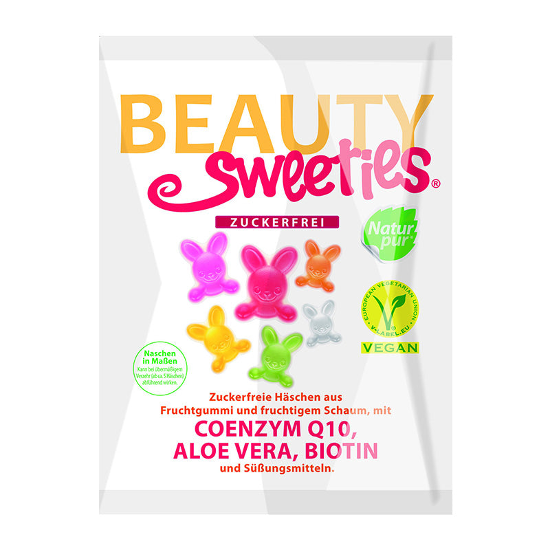 Beauty Sweeties VEGAN ovocné želé zajkovia 125 g