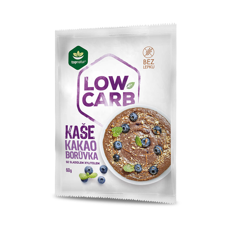 Nízskosacharidová kaša kakao & čučoriedka low carb