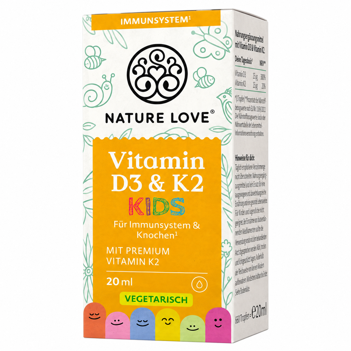 Kvapky Vitamin D3 & K2 Kids