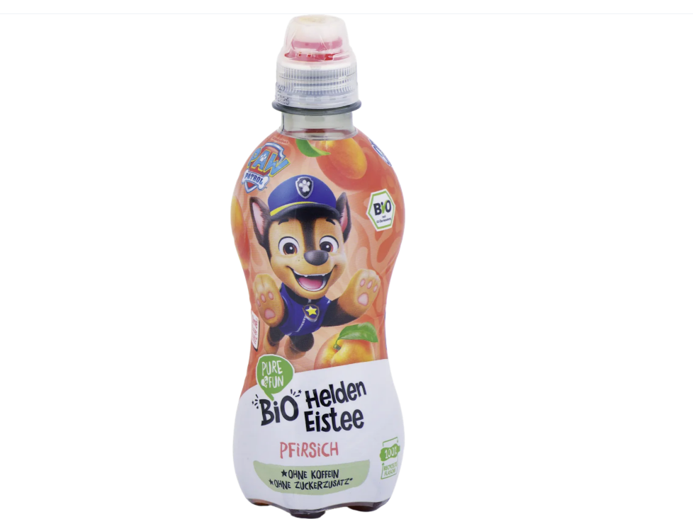 BIO ľadový čaj Hrdinovia Paw Patrol broskyňa