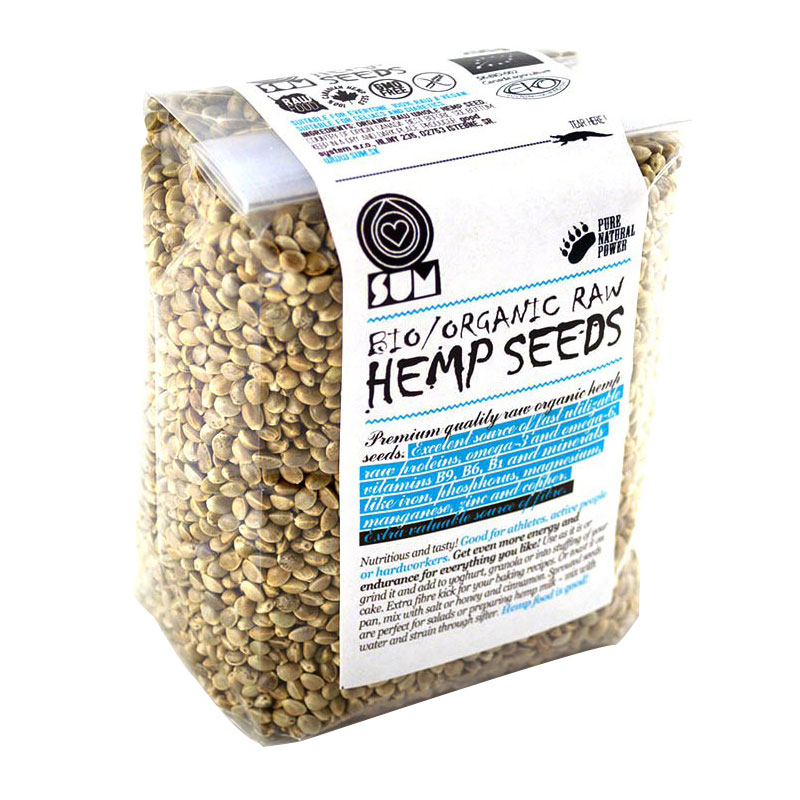 Sum Bio Konopné semienko raw nelúpané 200g