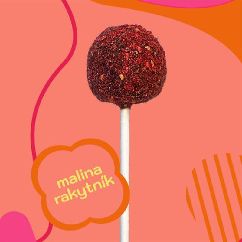 Raw lízatko Sweet Pop Malina & Rakytník