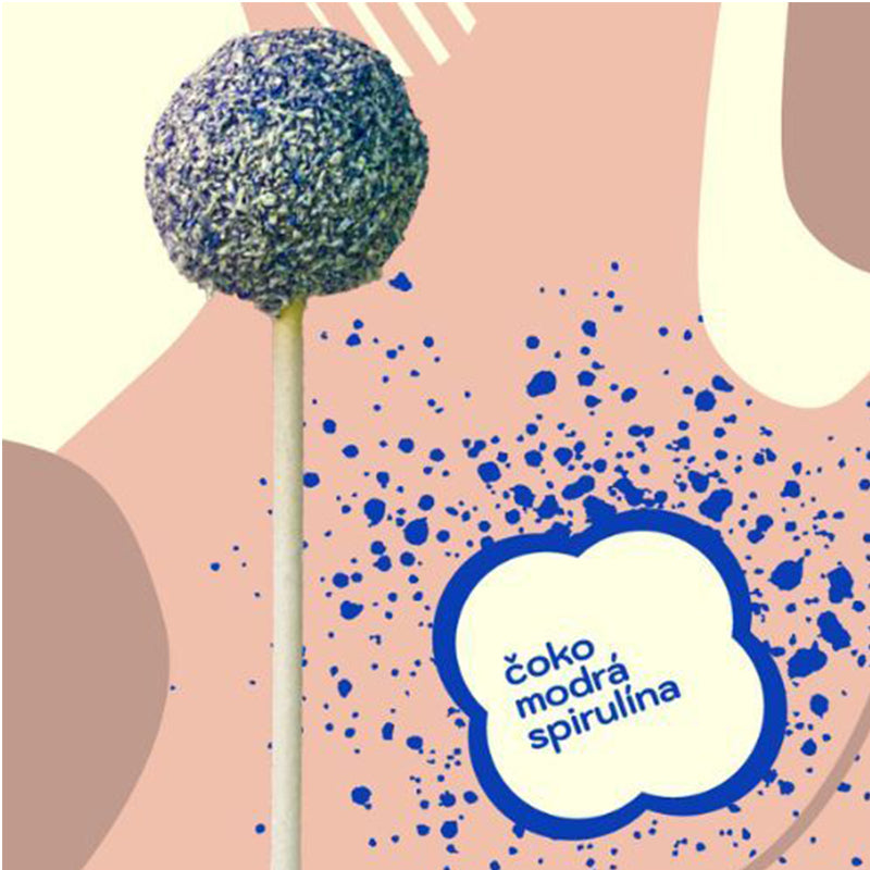Raw lízatko Sweet Pop Čoko & Modrá spirulina