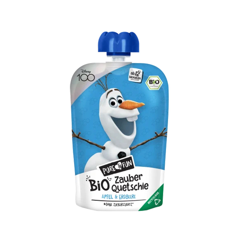 Bio ovocná kapsička jablko a jahoda
