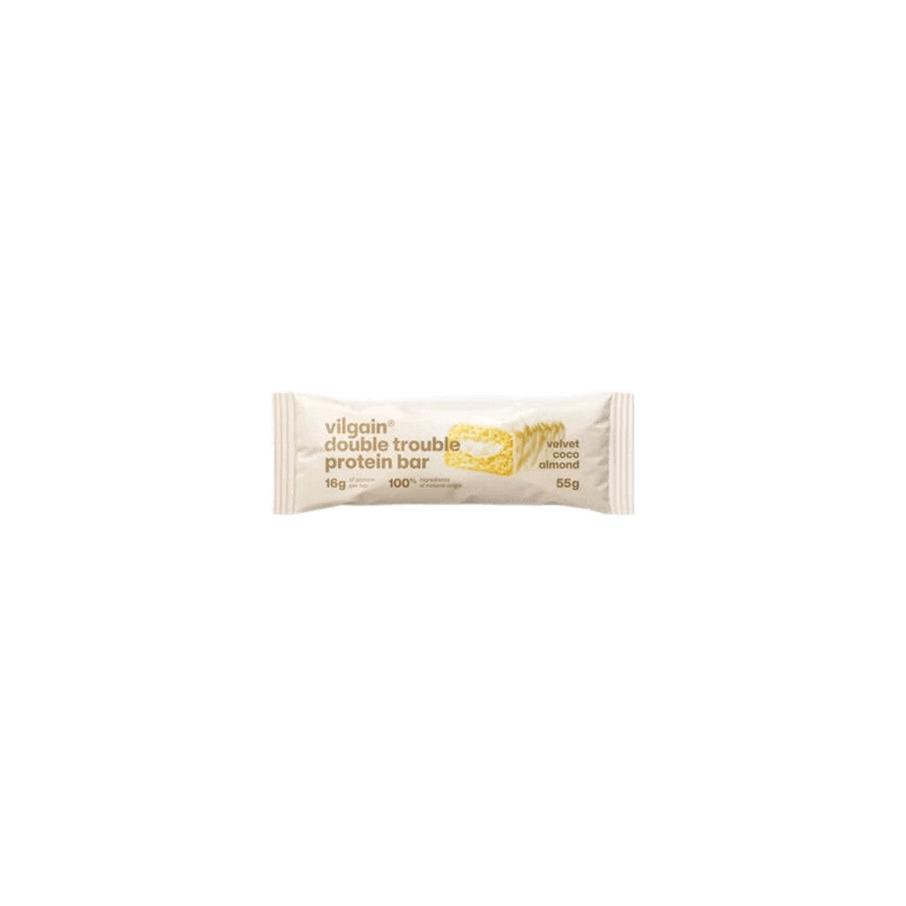 Proteínová tyčinka Double Trouble Velvet Coco Almond