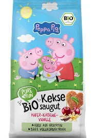 Ovsené keksíky Peppa Pig višňa-vanilka
