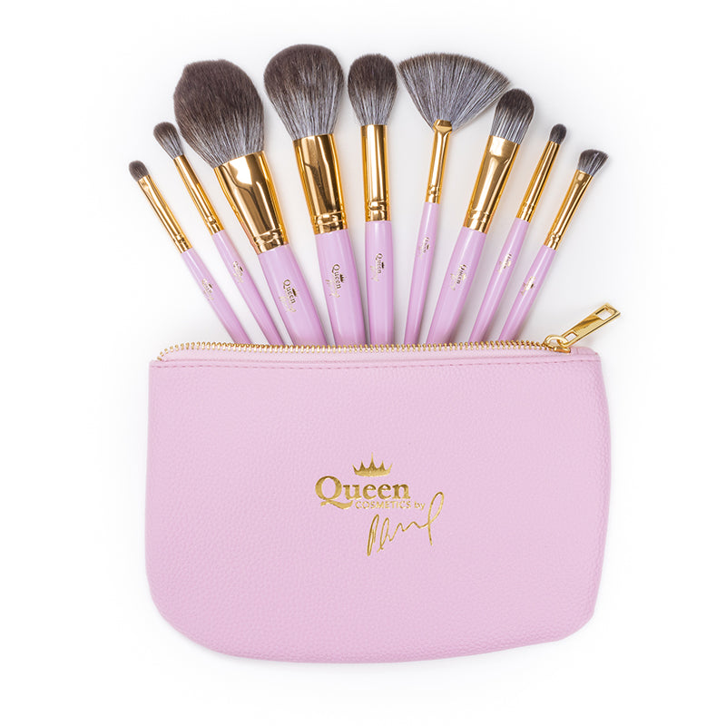 Sada štetcov na make up Pink Contour Eco