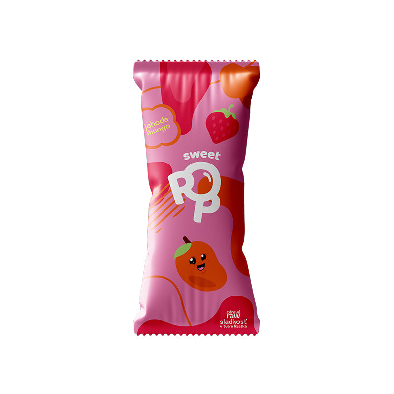 Raw lízatko Sweet Pop Jahoda & Mango