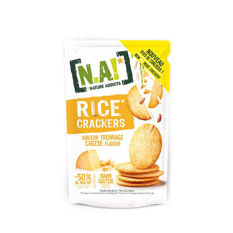 Ryžové krekry Rice Crackers so syrovou príchuťou