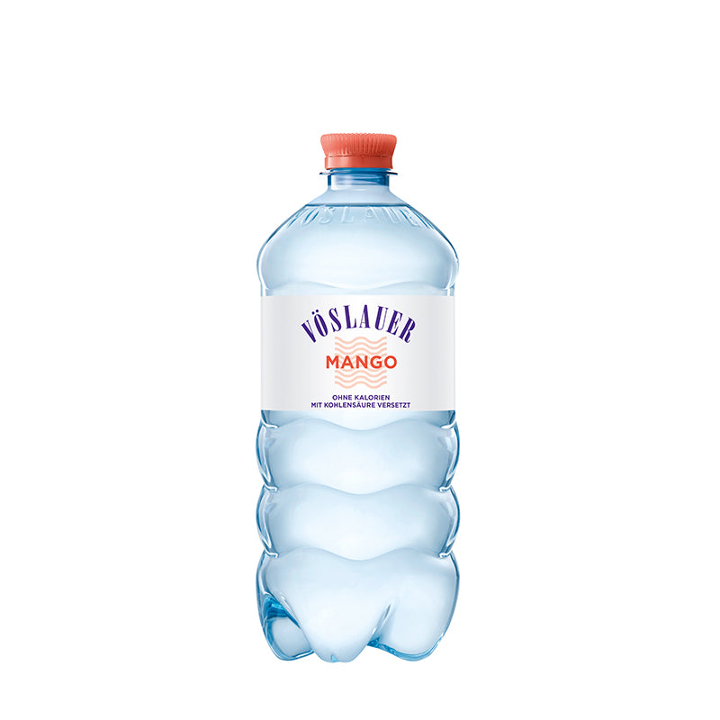 Prírodná minerálna voda perlivá Mango