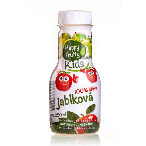 Happy frutty Jablková 100 % šťava 250 ml
