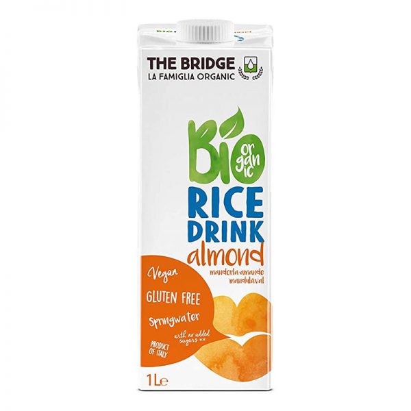 The Bridge Bio ryžový nápoj organic s mandľami bezgluténový 1 l