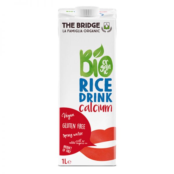 The Bridge Bio ryžový nápoj organic s vápnikom bezgluténový 1 l