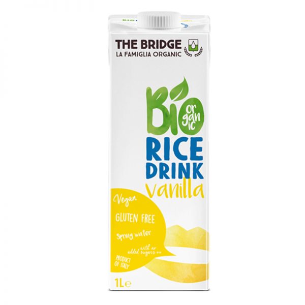 The Bridge Bio ryžový nápoj organic s vanilkou bezgluténový 1 l