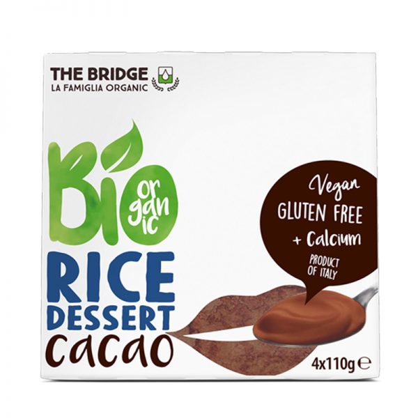 The Bridge Bio organic ryžový dezert kakaový 440 g