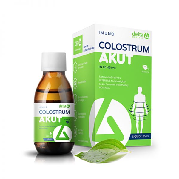Delta Colostrum tekuté Akut Intensive - Natural 125 ml