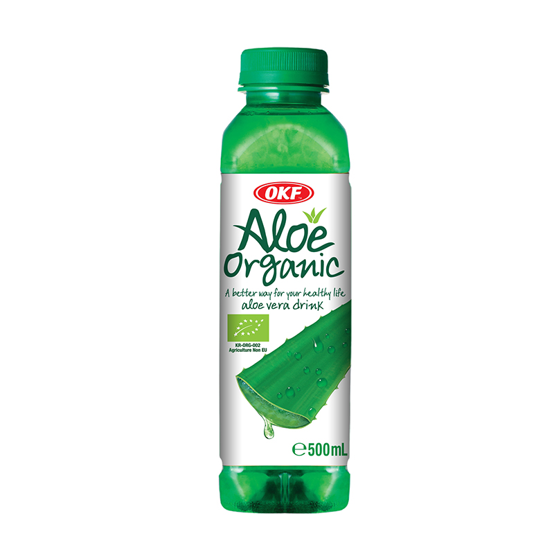 OKF nesýtený nápoj Aloe Organic 0,5 l