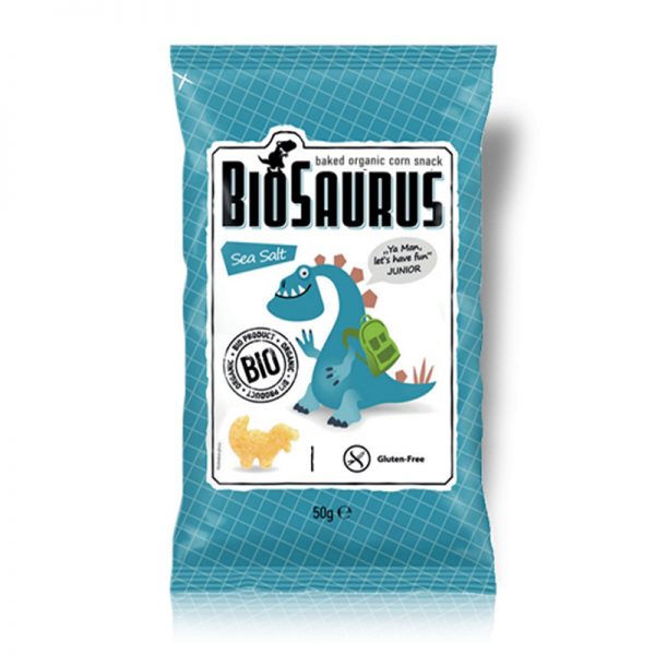 MC LlOYDS Biosaurus  BIO chrumky kukuričné s morskou soľou  50g