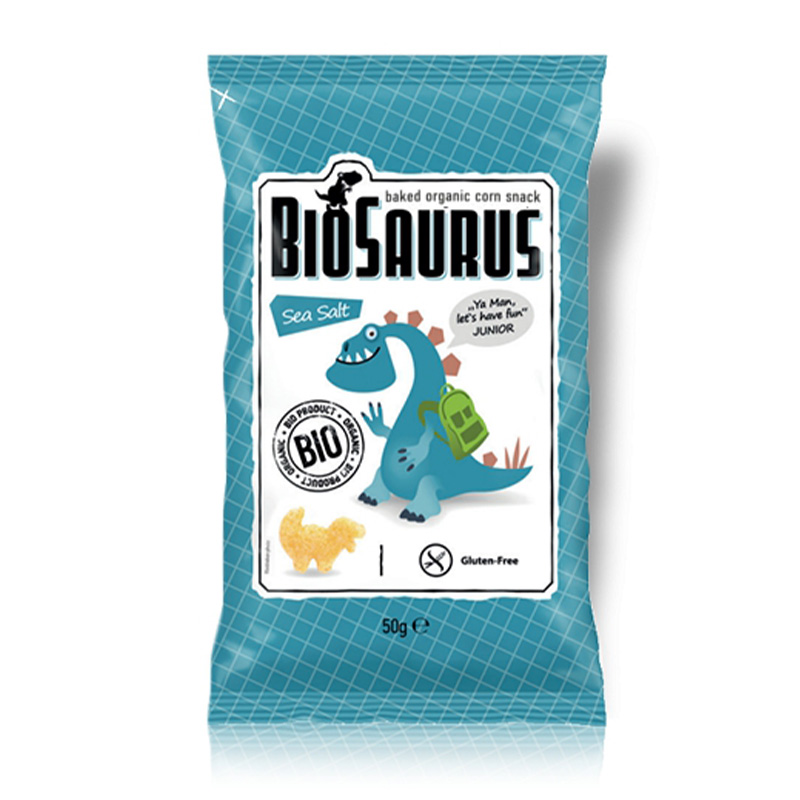 MC LlOYDS Biosaurus  BIO chrumky kukuričné s morskou soľou  50g