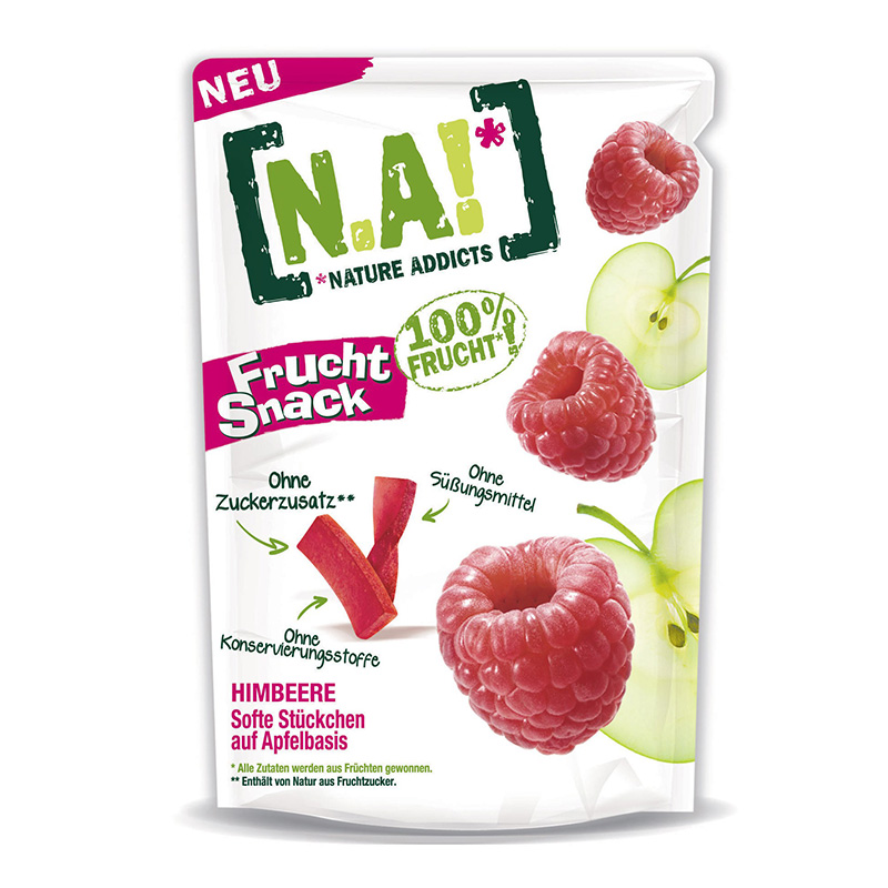 N.A! ovocné tyčinky Frucht Snack Jablko & Malina 35g