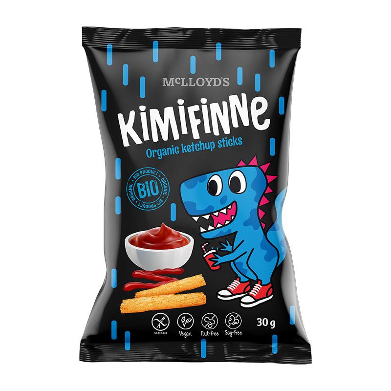 MC LlOYD´S Kimifinne Bio Kukuričné tyčinky s príchuťou kečupu 30 g